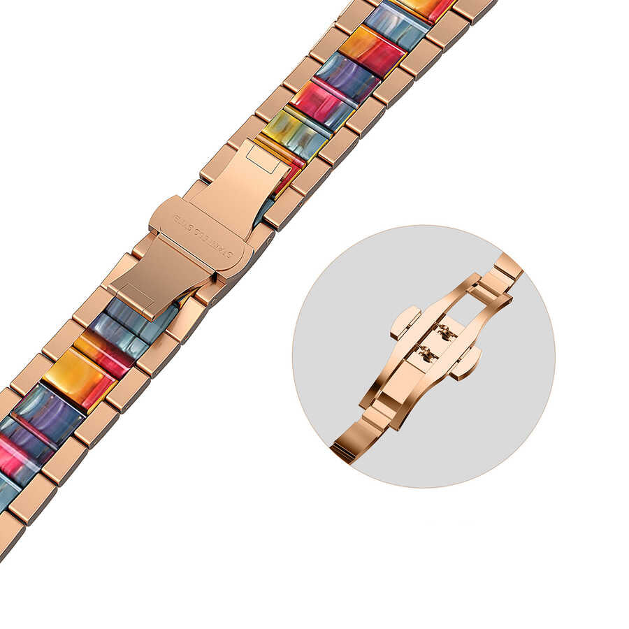 Watch Ultra 49mm Kordon Wiwu Resin Steel Belt Metal Strap Kayış - 3 Watch Ultra 49mm Kordon Wiwu Resin Steel Belt Metal Strap Kayış - 3